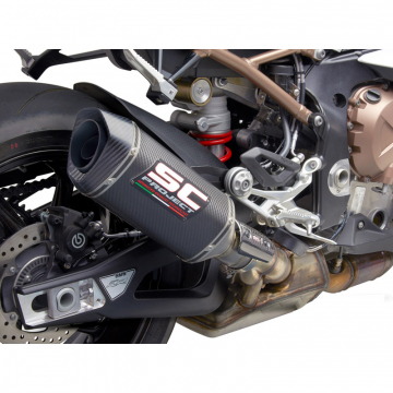 view SC-Project B33-124C SC1-S Slip-on Exhaust, Carbon for BMW S1000RR / M '20-