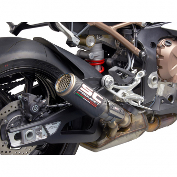 view SC-Project B33-50CR CR-T Slip-on Exhaust, Carbon for BMW S1000RR / M '20-