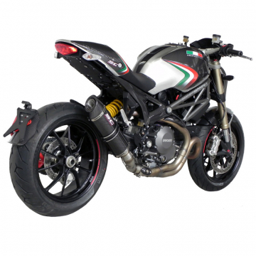 view SC-Project D07-01C Oval Exhaust for Ducati Monster 1100 EVO (2011-2014)