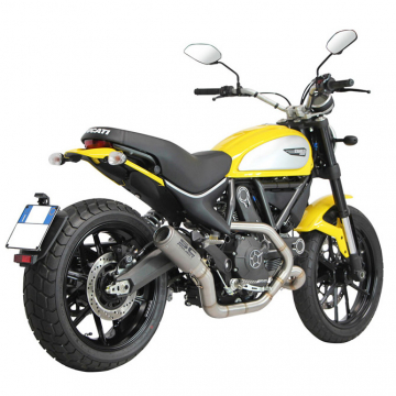 view SC-Project D16-CL38C CR-T 2-1 Full System Exhaust for Ducati Scrambler 800 (2015-2016)