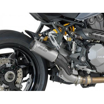 SC-Project D25-T38T CR-T Slip-on Exhaust for Ducati Monster 821 / 1200  (2017-)