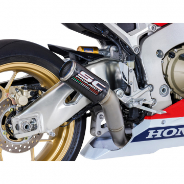 view SC-Project H15-HT36C High Mount CR-T Exhaust for Honda CBR1000RR (2017-2023)