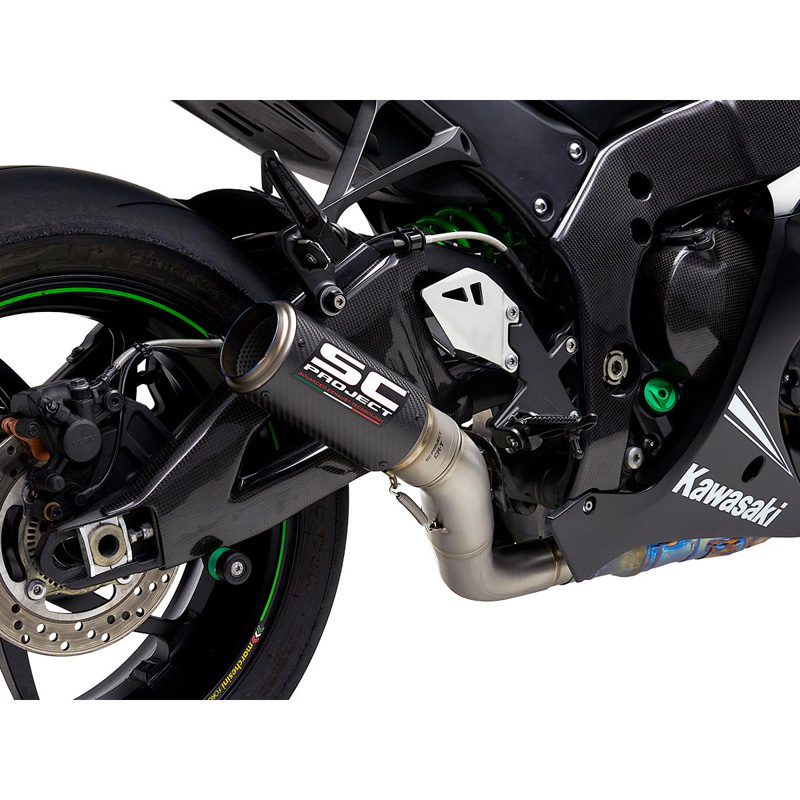 SCProject K22DET36 CRT Slipon Exhaust for Kawasaki Ninja ZX10R