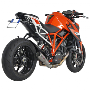 view SC-Project KTM07-DE38T CR-T DE-CAT Slip-on Exhaust for KTM 1290 Superduke R '14-'19