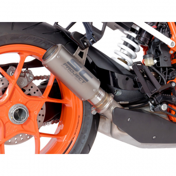view SC-Project KTM10-K38 CR-T Slip-on Exhaust for KTM Super Duke R 1290 '17-'19