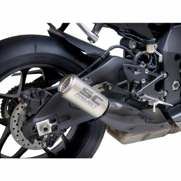 view SC-Project Y11-T36TR CR-T Slip-on Exhaust, Titanium for Yamaha YZF-R1 M/S (2015-)
