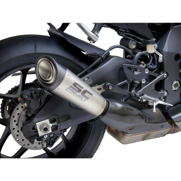 view SC-Project Y11-T41T S1 Slip-on Exhaust, Titanium for Yamaha YZF-R1 M/S (2015-)