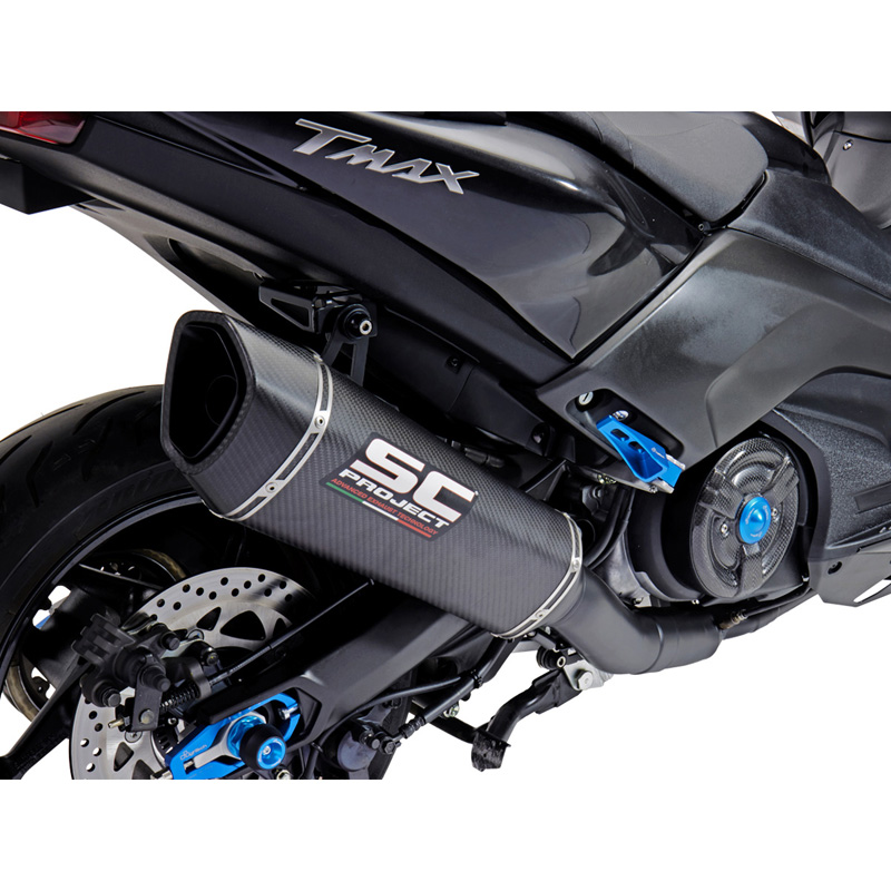 Sc Project Y Cmb C Sc R Full Exhaust Carbon For Yamaha T Max Accessories