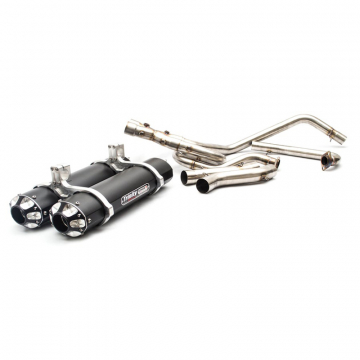 view Trinity TR-4112D-BK Stage 5 Dual Full Exhaust, Black for Kawasaki Teryx 2/4 800, 800 LE '14-