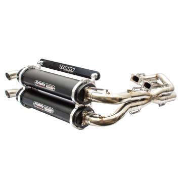 view Trinity TR-4119D-BK Stage 5 Dual Full Exhaust, Black for Polaris RZR 1000 XP/XP4 '14-