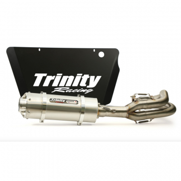 view Trinity TR-4172F-SS Stage 5 Stinger Exhaust, Brushed for Polaris RZR 1000 XP/XP4 '14-