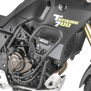 view Givi TN2158 Engine Guards / Crashbars, Black for Yamaha Tenere 700 (2021-)