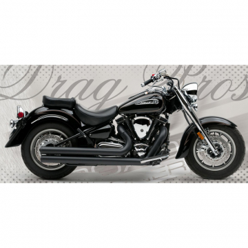 view Road Burner RB-035-4035 3 inch Drag Pros Exhaust for Yamaha Road Star 1600/1700 '99-'11