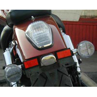 view Advanced Lighting TL-0112-S Tail Light, Smoke for Honda VTX1800 / 1300 C