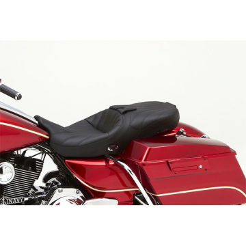 view Corbin HD-FLH-9-DT-FI Dual Tour Seat (w/ Heat and Cool) for Harley Touring (2009-)