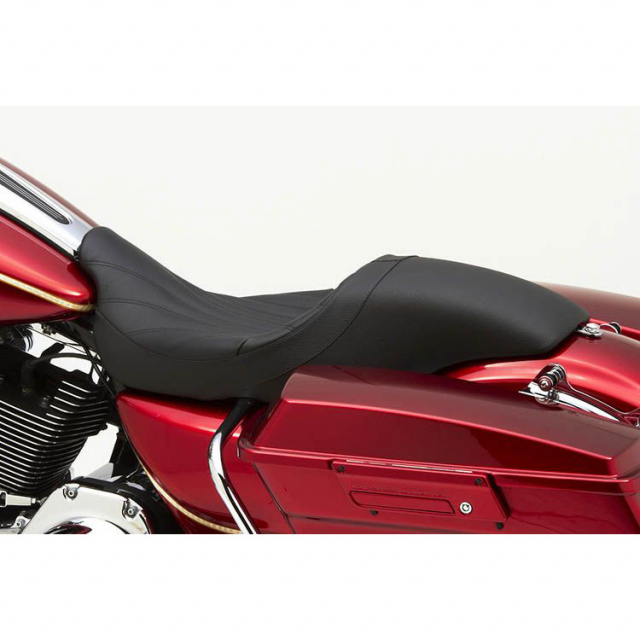 Harley-Davidson heat shield with purple Alligator embossed Leather 