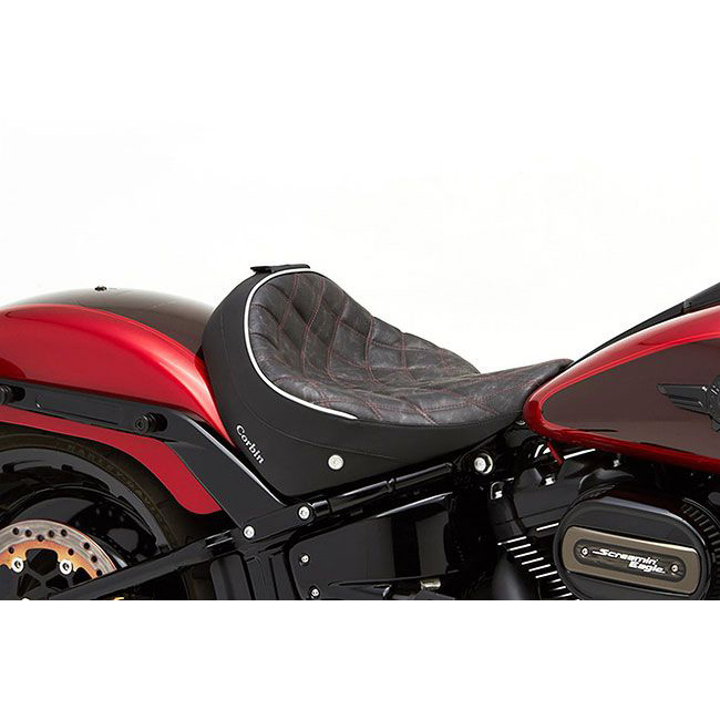 Corbin HD ST18 FBY S E Classic Solo Seat w Heat for Harley Softail Fat Boy 2018 Accessories International