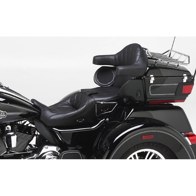 Corbin HD-TG-9-DT-E Dual Touring Seat w/ Heat for Harley Triglide