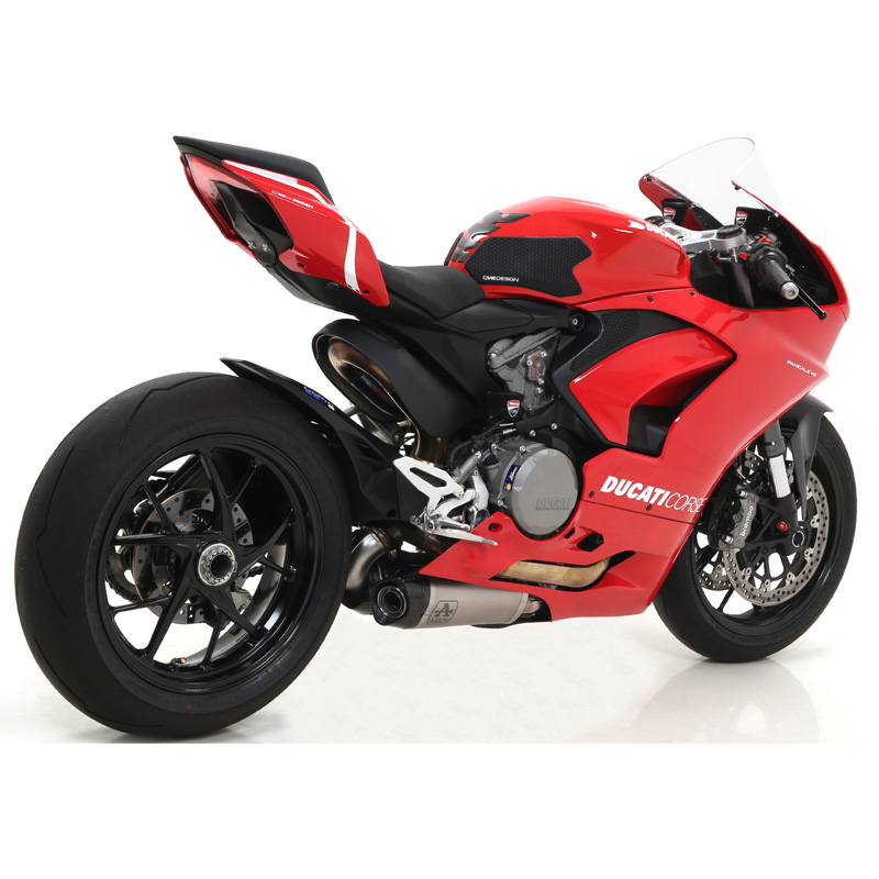 Arrow 71160PK Works Slipon Exhausts, Titanium for Ducati Panigale V2