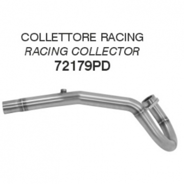 Arrow 72179PD Racing Collector, Stainless Steel for Honda CRF300L '21-