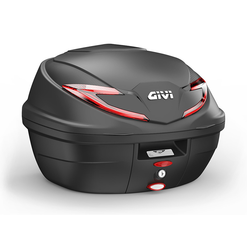 Givi B360N2 36 Liter Monolock Top Case Black With Red Reflectors ...