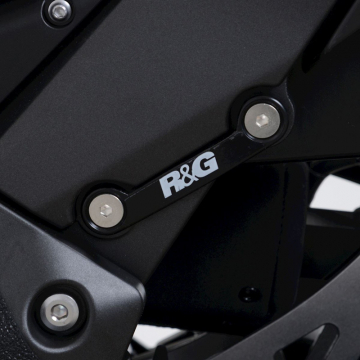 view R&G BLP0104BK Rear Footrest Blanking Plate, LHS for Kawasaki Ninja 1000SX (2020-)