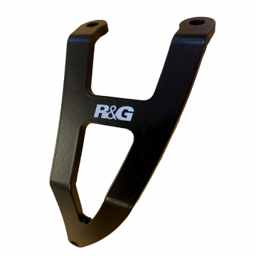 view R&G EH0091BKA Exhaust Hanger w/ Footrest Blanking Plate for RSV4 1100 Factory (2019-)