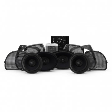 view Rockford Fosgate HD14RGSG-STAGE3 Audio Kit, 4 Speaker & Amp for Road Glide & Street Glide '14-