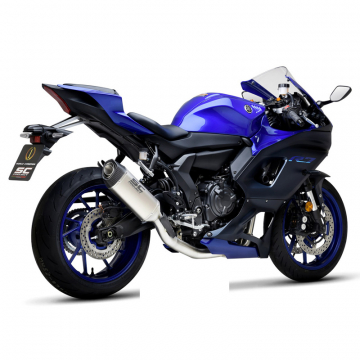 view SC-Project Y36-CDE124T SC1-S Full System Exhaust, Titanium for Yamaha YZF-R7 '21-
