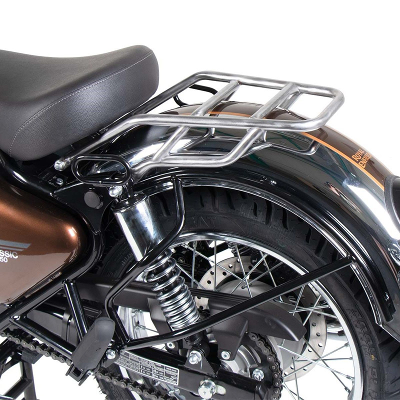 Hepco Becker Rear Rack Chrome For Royal Enfield Classic