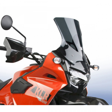 view National Cycle N20139 VStream Short Windscreen, Dark Gray for Kawasaki KLR650 '21-