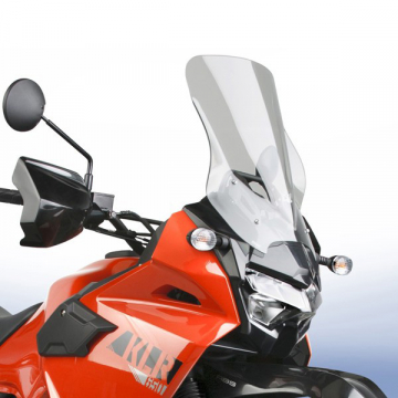 view National Cycle N20140 VStream Mid Windscreen, Light Gray for Kawasaki KLR650 '21-