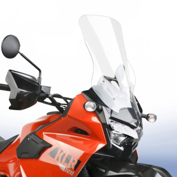 view National Cycle N20141 VStream Tall Windscreen, Clear for Kawasaki KLR650 '21-