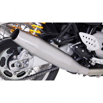 view Remus 007502 918516LR Tapered Slip-on Exhaust, Stainless Steel for Triumph Thruxton 1200/R '16-