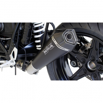 view Remus 056782 087516L Hypercone Slip-on Exhaust w/ Mid Pipe Low, Black for BMW R nineT '16-