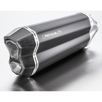 view Remus 0584783 658017 Remus 8 Racing Exhaust, Black for KTM 1290 Super Adventure R/S/T '17-'20