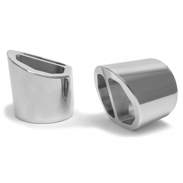 view Remus EK110 Euro 5 Exhaust V1 End Caps, Chrome for BMW R18 '21-