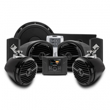 view Rockford Fosgate GNRL-STAGE4 Stereo and Front Lower/Rear Speaker Kit for General 1000 '16-