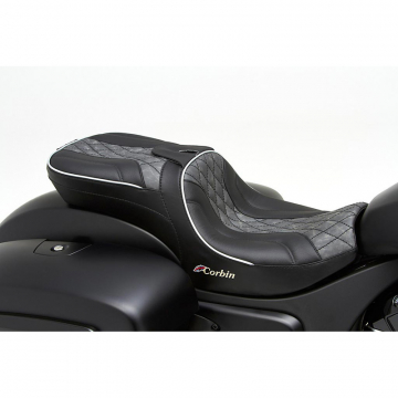 view Corbin I-CR-DT-E Dual Touring Seat(with Heat) for Indian Challenger '20-