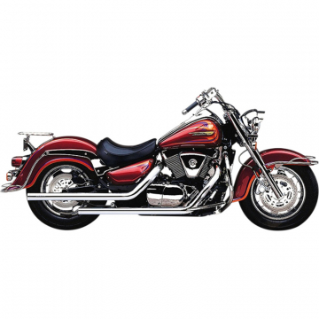 view Cobra 3616T Dragster Full System Exhaust, Chrome for Suzuki Intruder 1500LC '98-'04