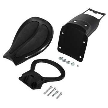 view NLC IS-40620-B Black Aluminum Bobber Seat w/ Mount Kit for Indian Scout (2015-)