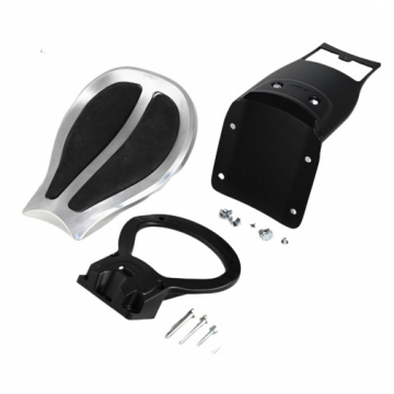 view NLC IS-40620-R Raw Aluminum Bobber Seat w/ Mount Kit for Indian Scout (2015-)