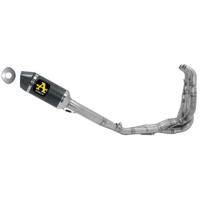 Arrow 71209MKZ Competition Full Exhaust System, Carbon Fiber for 