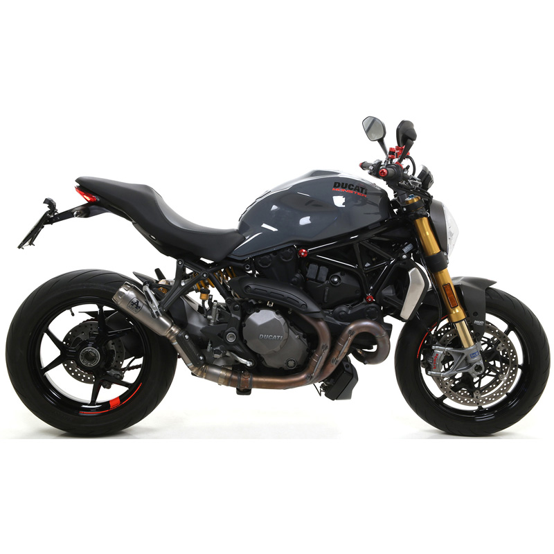 Arrow 71221PR Pro Race Slip On Exhaust Titanium For Ducati Monster