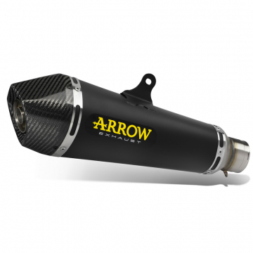 view Arrow 71817XKN X-Kone Exhaust, Nichrom Dark for Yamaha FZ-07 (2014-2020)