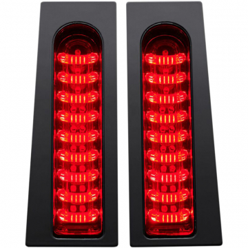 view Custom Dynamics PB-FILL-R-B ProBEAM Fillerz LED Lights, Red/Black for Harley models '14-