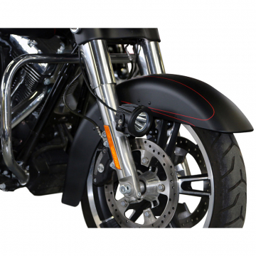 view Denali LAH.23.10800.B Auxiliary Light Mount for Harley-Davidson Motorcycles