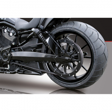 NLC VR-3002-3B1 Smooth Aluminum Swingarm, Black for Harley V-Rod w/ 300 mm Tire