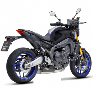 view SC-Project Y37-C135A STR-1 Full Exhaust, Stainless Steel for Yamaha MT-09 (2021-)