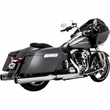 view Vance & Hines 16673 4.5" Torquer Slip-on Exhausts, Chrome for Harley Touring '95-'16
